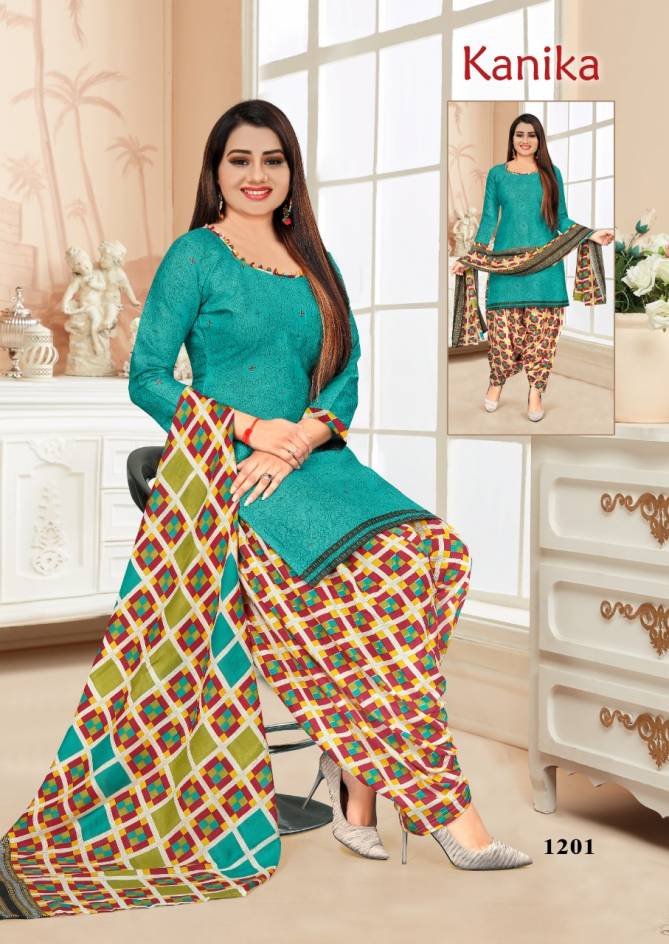 Amit Kanika 12 Latest Ready Made Cotton Printed Regular Wear Cotton Dress